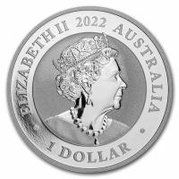 Australien 1 AUD Schwan 2022 1 Oz Silber Rckseite