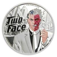 Samoa 5 Dollar DC Comics Supervillain Two Face 2022 1 Oz Silber