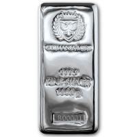 Germania Mint Guss Silberbarren 1 KG Silber