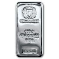 Germania Mint Guss Silberbarren 500g Silber
