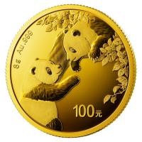 China 100 Yuan Panda 2023 8g Gold