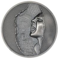 Cook Islands 5 CID Trapped Escape 2023 1 Oz Silber Antik Finish High Relief