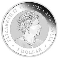 Australien 1 AUD Wombat 2023 1 Oz Silber Rckseite