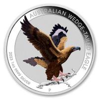 Australien - 1 AUD Wedge Tailed Eagle 2023 - 1 Oz Silber COLOR