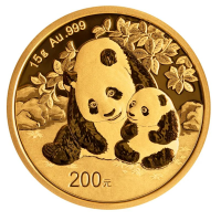 China - 200 Yuan Panda 2024 - 15g Gold