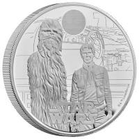 Grobritannien 10 GBP Star Wars(TM) Han Solo and Chewbacca  2024 5 Oz Silber PP 