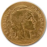Frankreich - 10 Francs Marianne Hahn - 2,9g Goldmnze