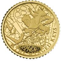 Grobritannien - 0,50 GBP Harry Potter(TM) Geflgelte Schlssel 2024 - 1/40 Oz Gold PP 