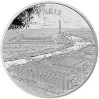 Grobritannien - 2 GBP City Views (3.) Paris 2024 - 1 Oz Silber PP