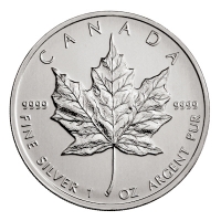 Kanada - 5 CAD Maple Leaf 1994 - 1 Oz Silber