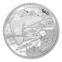 Kanada - 50 CAD Legende vom Geisterbr - 5 Oz Silber