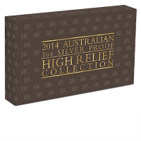 Australien - 3 AUD HighRelief Collection 2014 - 3 * 1 Oz Silber
