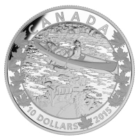 Kanada - 10 CAD Kanu Mirror Mirror 2015 - 1/2 Oz Silber