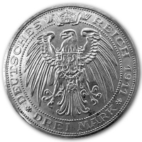Deutsches Kaiserreich - 3 Mark Universitt Breslau 1911 - 15g Silber
