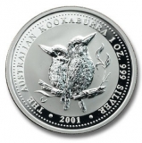 $30 Kookaburra 2001 - 1 KG Silber