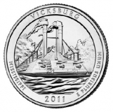 US Mint - Vicksburg - 5 Oz Silber