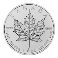 Kanada 5 CAD Maple Leaf 2012 1 Oz Silber